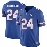 Florida Gators 24 Mark Thompson Blue College Football Jersey Dzhi,baseball caps,new era cap wholesale,wholesale hats